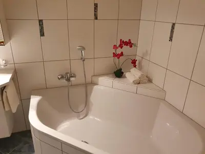 Ein Badezimmer in der Unterkunft Haus Bayliss