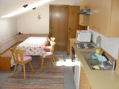 Küche/Küchenzeile in der Unterkunft Landhaus Dickhardt