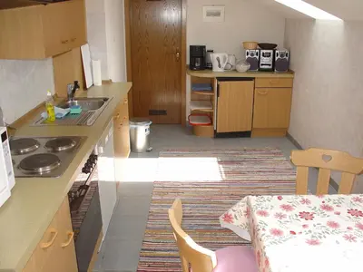 Küche/Küchenzeile in der Unterkunft Landhaus Dickhardt