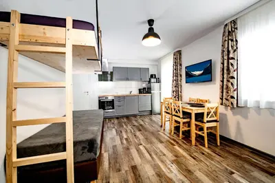 Küche/Küchenzeile in der Unterkunft Fischer Ferienhaus