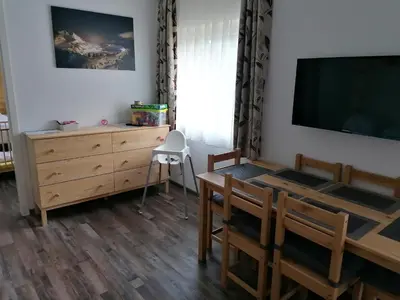 TV/Unterhaltungsangebot in der Unterkunft Fischer Ferienhaus