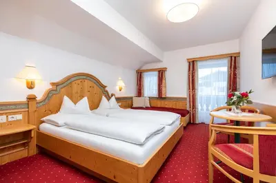 Ein Bett oder Betten in einem Zimmer der Unterkunft Frühstückspension Klinglhub