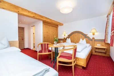 Ein Bett oder Betten in einem Zimmer der Unterkunft Frühstückspension Klinglhub