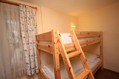 Ein Bett oder Betten in einem Zimmer der Unterkunft Appartements Reiterhaus