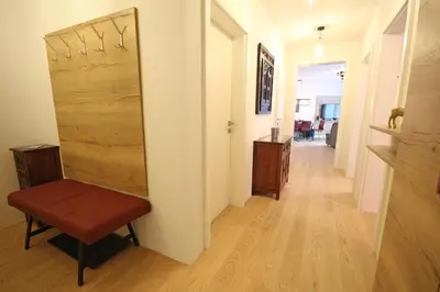 Ein Sitzbereich in der Unterkunft Appartements Parkgasse by Schladming-Appartements