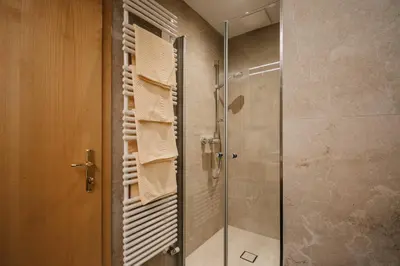 Ein Badezimmer in der Unterkunft Landhaus Rohrmoser