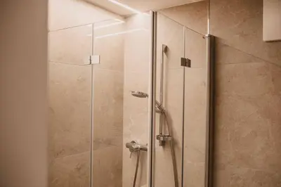 Ein Badezimmer in der Unterkunft Landhaus Rohrmoser