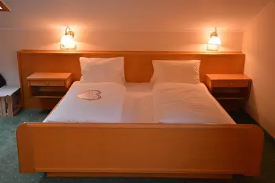 Ein Bett oder Betten in einem Zimmer der Unterkunft Haus Frey