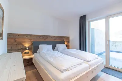 Ein Bett oder Betten in einem Zimmer der Unterkunft Appartement Auszeit Eben