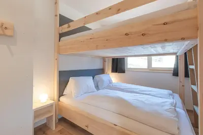 Ein Bett oder Betten in einem Zimmer der Unterkunft Appartement Auszeit Eben