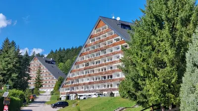 Das Gebäude in dem sich die Ferienwohnung befindet