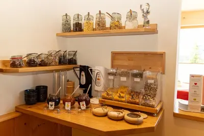Kaffee-/Teezubehör in der Unterkunft Aparthotel Ramsau