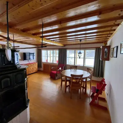 Ein Sitzbereich in der Unterkunft Haus Familie Säckl