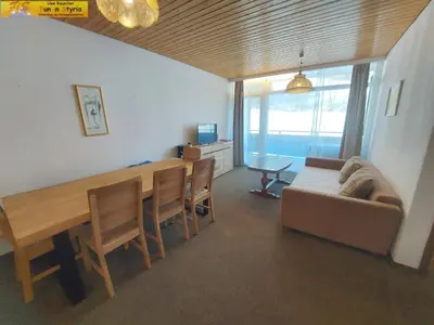 Ein Sitzbereich in der Unterkunft Apartment Adam Tauplitz