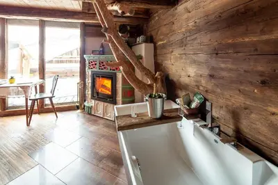 Grundriss der Unterkunft Romantische Hütte