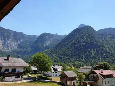 Ein allgemeiner Bergblick oder ein Berglick von der Ferienwohnung aus