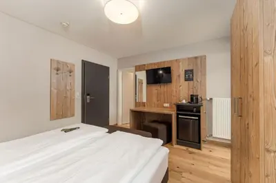 Küche/Küchenzeile in der Unterkunft Landhaus Hubertus Wellness & Breakfast