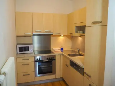 Küche/Küchenzeile in der Unterkunft Appartement Ottl 2