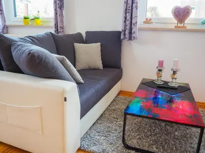 Ein Sitzbereich in der Unterkunft Appartement Ottl 2