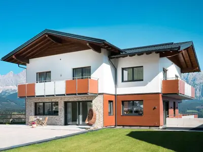 Das Gebäude in dem sich die Ferienwohnung befindet