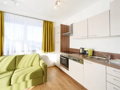 Küche/Küchenzeile in der Unterkunft Apartment Smaragd by Interhome