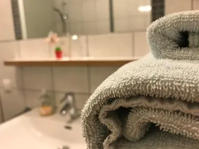 Ein Badezimmer in der Unterkunft Vogelhubergut - Familie Scherleithner