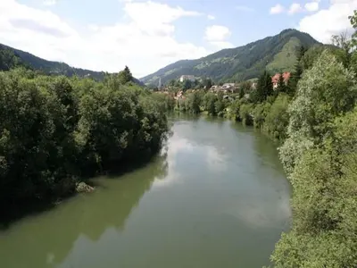 Naturlandschaft in der Nähe des Ferienhauses