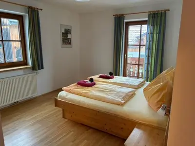 Ein Bett oder Betten in einem Zimmer der Unterkunft Biohaus Florian