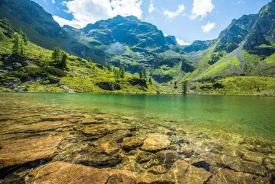 Naturlandschaft in der Nähe des Ferienhauses