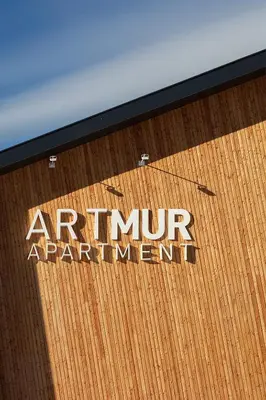Ein Zertifikat, Auszeichnung, Logo oder anderes Dokument, das in der Unterkunft ARTMUR Apartment ausgestellt ist