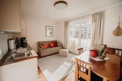 Küche/Küchenzeile in der Unterkunft EnjoyTheAlps - Appartements BARBARA