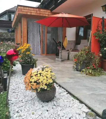 Ein Garten an der Unterkunft Christl's Traum