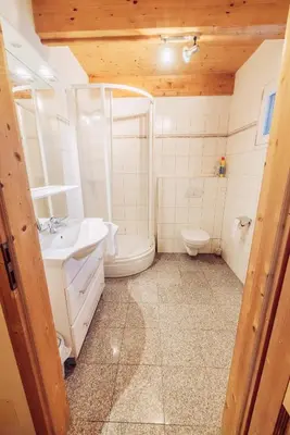 Ein Badezimmer in der Unterkunft Woody Park