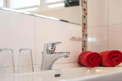 Ein Badezimmer in der Unterkunft Ferienhaus Elisabeth