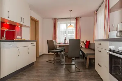 Küche/Küchenzeile in der Unterkunft Ferienhaus Elisabeth