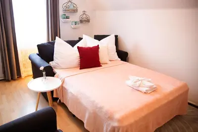 Ein Bett oder Betten in einem Zimmer der Unterkunft Apartments Marie A