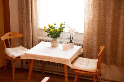 Ein Sitzbereich in der Unterkunft Apartments Marie A