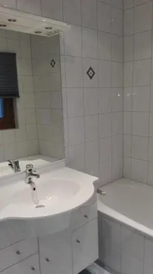 Ein Badezimmer in der Unterkunft Ferienwohnung Wohlesser
