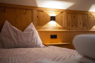 Ein Bett oder Betten in einem Zimmer der Unterkunft Haus Höllwart