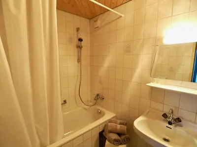 Ein Badezimmer in der Unterkunft Gasthof Zum Grünen Specht