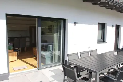 Ein Patio oder anderer Außenbereich in der Unterkunft Ski In/Ski Out Appartement Jagahütt'n by Schladmingurlaub