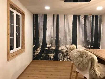 Ein Bett oder Betten in einem Zimmer der Unterkunft Bergchalet Hinterstoder