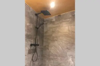 Ein Badezimmer in der Unterkunft Bergchalet Hinterstoder