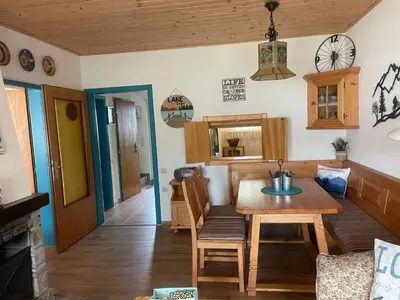 Küche/Küchenzeile in der Unterkunft Katarina's cozy bungalov