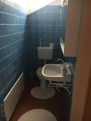 Ein Badezimmer in der Unterkunft Katarina's cozy bungalov