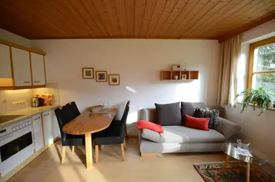 Küche/Küchenzeile in der Unterkunft Haus Margit