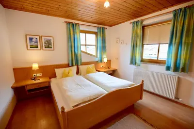 Ein Bett oder Betten in einem Zimmer der Unterkunft Haus Margit