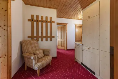 Ein Sitzbereich in der Unterkunft Haus Steirerland