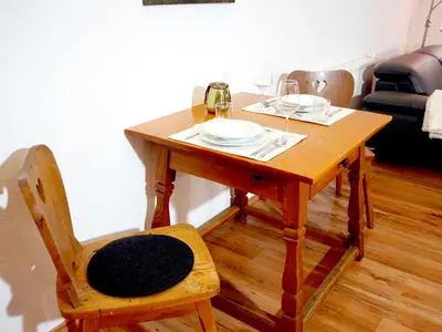 Ein Sitzbereich in der Unterkunft Apartment Loidl Ebensee