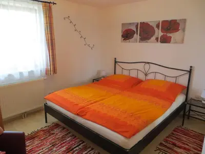 Ein Bett oder Betten in einem Zimmer der Unterkunft Ferienwohnung Brigitte Perner